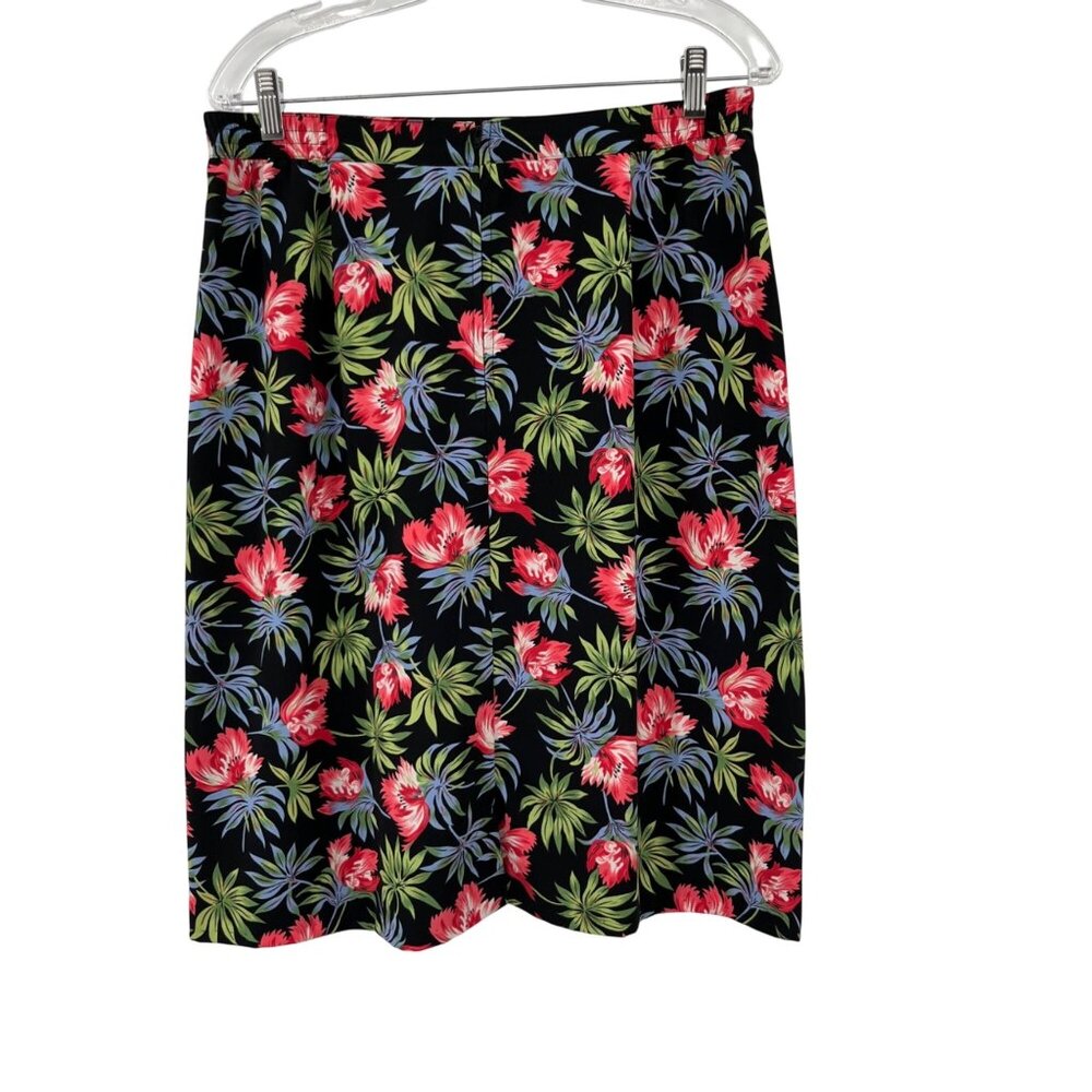 Vintage Prophecy by Sag Harbor Floral Skirt Womens M Used